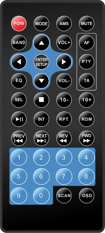Radio da cruscotto con telecomando e antenna DAB inclusa COD 29.530.02