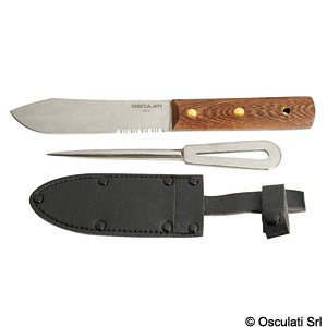 Coltello + punteruolo, fodero COD 10.285.20