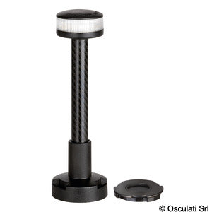 Asta luce bianca 360° wireless 60 cm plastica