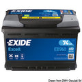 Batteria Excell 50 Ah COD 12.403.01