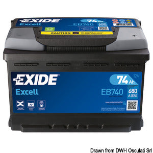 Batteria Excell 50 Ah COD 12.403.01