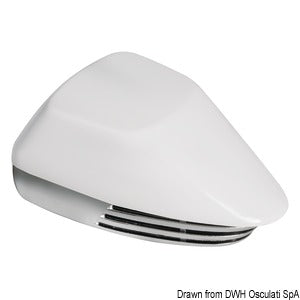 Tromba ABS cromato e bianca 12 V COD 21.450.00BI
