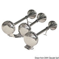 Tromba inox singola 12 V COD 21.452.03