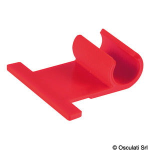 Clip in polipropilene rossa per 22.409.23