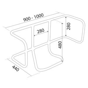 Porta-zattera per varo rapido COD 22.700.00