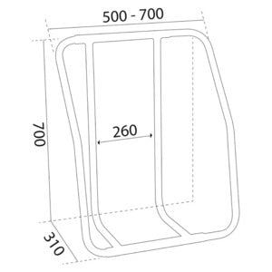 Portazattera verticale COD 22.700.01