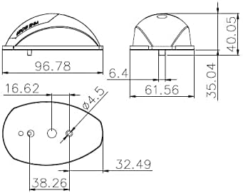 Luci di Via Evoled con Sorgente Luminosa a LED a Basso Consumo, Inox Lucido COD 11.038.21