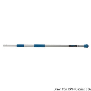 Manico telescopico YACHTICON in alluminio anodizzato con aggancio Quick Release COD 36.569.00