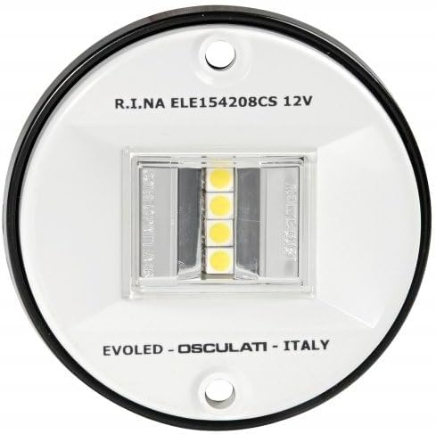 Luci di Via Evoled con Sorgente Luminosa a LED a Basso Consumo, Inox Lucido COD 11.038.21