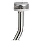 Asta luminosa completa di fanale di fonda Evoled 360° - Versione angolata ed estraibile con basetta inox fissaggi in piano COD 11.039.42