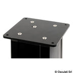 Gamba tavolo Dudge 77 square elettrica in alluminio COD 48.731.12