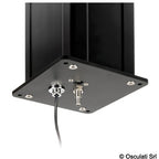 Gamba tavolo Dudge 77 square elettrica in alluminio COD 48.731.12