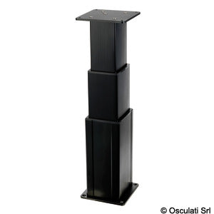 Gamba tavolo Dudge 77 square elettrica in alluminio COD 48.731.12