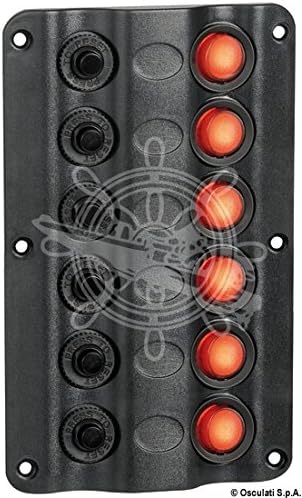 OSCULATI Electric Panel Wave 6 Switches