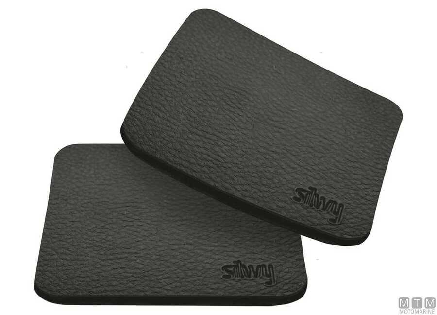 Silwy Set 2 Sottobicchieri Metallici per Bicchieri Magnetici