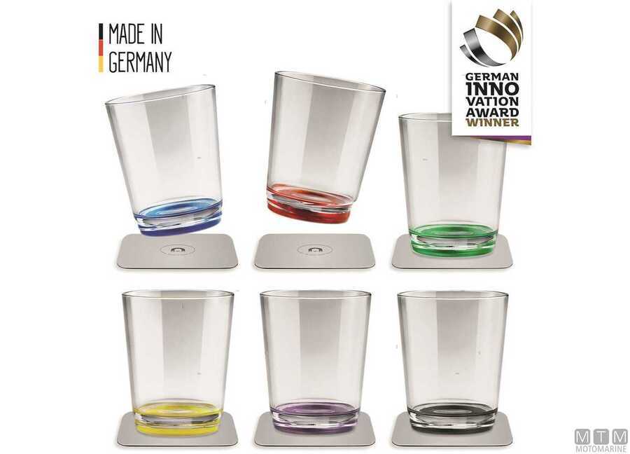 Silwy Set 6 Bicchieri Magnetici Multicolour in Plastica 5802610