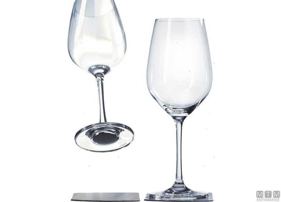 Silwy Set 2 Calici Magnetici da Vino in Cristallo 5802620