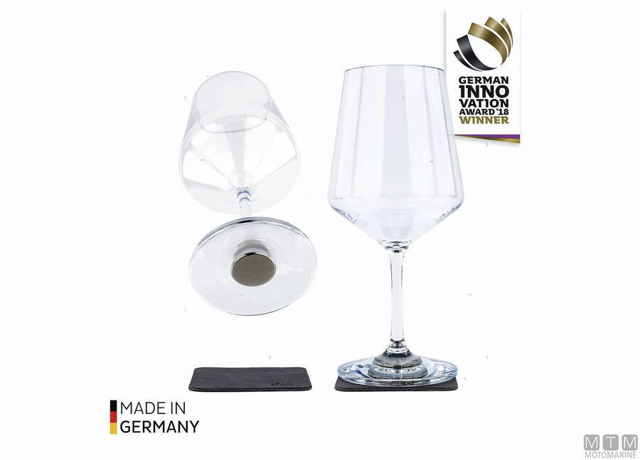 Silwy Set 2 Calici Magnetici Classic da Vino in Plastica 5802670