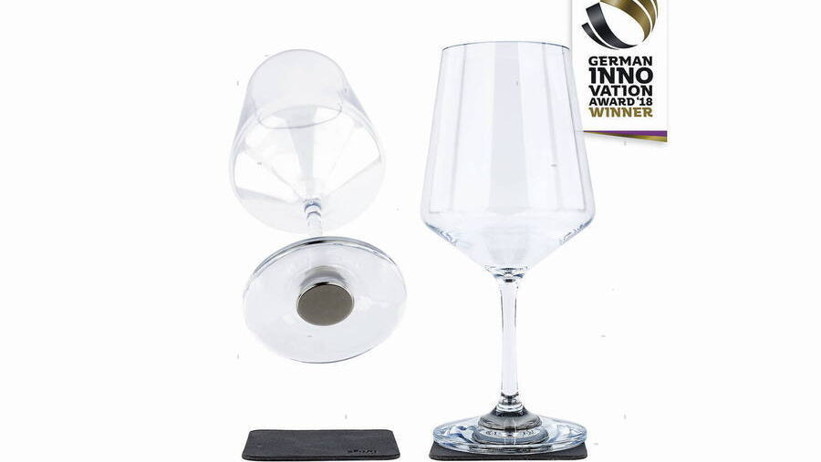 Silwy Set 2 Calici Magnetici Classic da Vino in Plastica 5802670