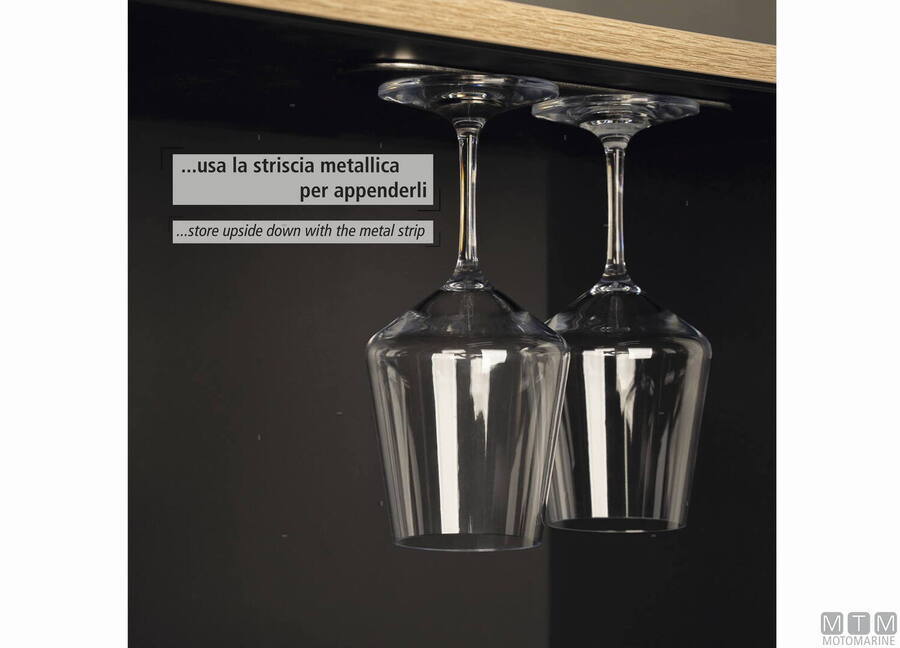 Silwy Set 2 Calici Magnetici Classic da Vino in Plastica 5802670