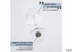 Silwy Set 2 Calici Magnetici Classic da Vino in Plastica 5802670