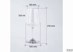 Silwy Set 2 Calici Magnetici Classic da Vino in Plastica 5802670