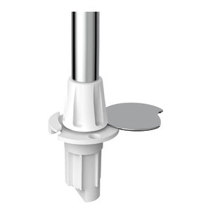 Asta Evoled 360° inox 100 cm base Flush