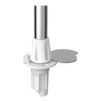Asta Evoled 360° inox 100 cm base Flush