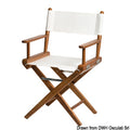 Sedia teak pieghevole rivestimento Bianco COD 71.323.21