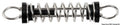Molla ormeggio in acciaio inox lucidato con piattelli anticigolio  COD 01.202.xx