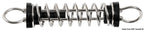 Molla ormeggio in acciaio inox lucidato con piattelli anticigolio  COD 01.202.xx