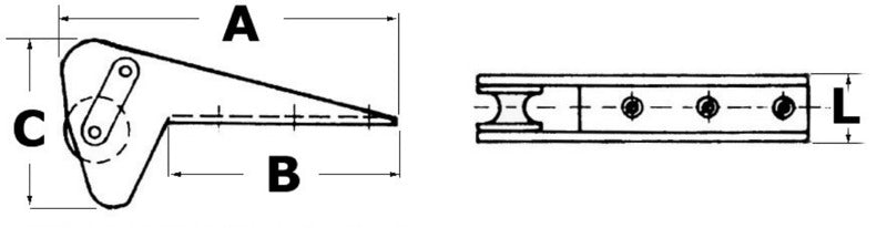 Musone per ancore Bruce e Trefoil® COD 01.343.10