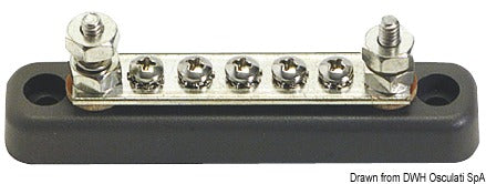 Bus Bar porta terminali 2 x 5 mm COD14.207.05