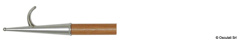 Gancio accosto ottone cromato/legno 200 cm COD 34.459.11