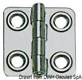 Cerniera inox mm 44x46 COD 38.829.02