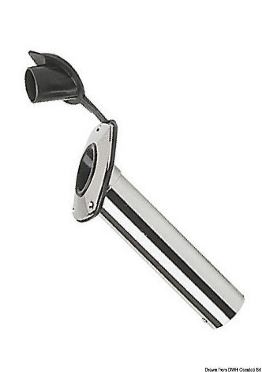 Portacanna da incasso in ottone cromato COD 41.168.01