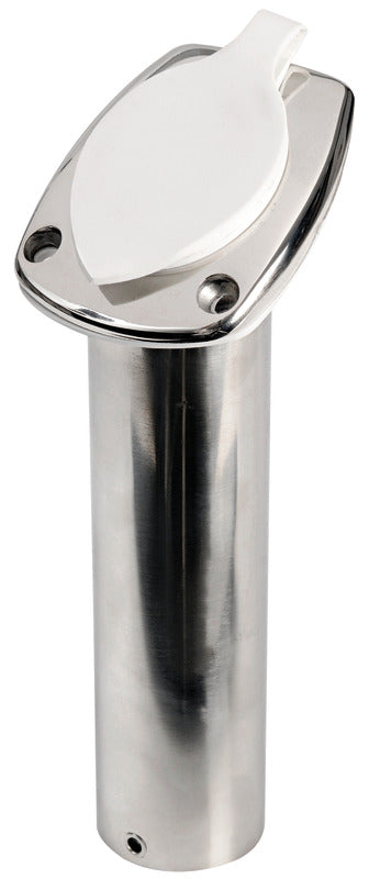 Portacanna inox da incasso con chiusura stagna AISI 316 COD 41.211.60