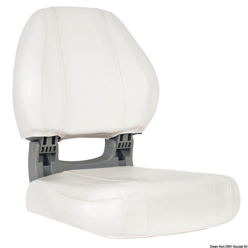 Sedile ergonomico Sirocco bianco COD 48.407.0x