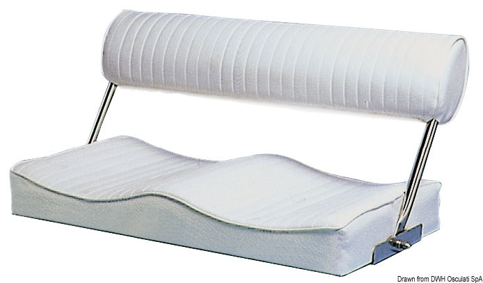 Sedile biposto con schienale ribaltabile COD 48.412.00