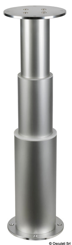 Gamba tavolo Dudge 77 rotonda elettrica in alluminio COD  48.733.12