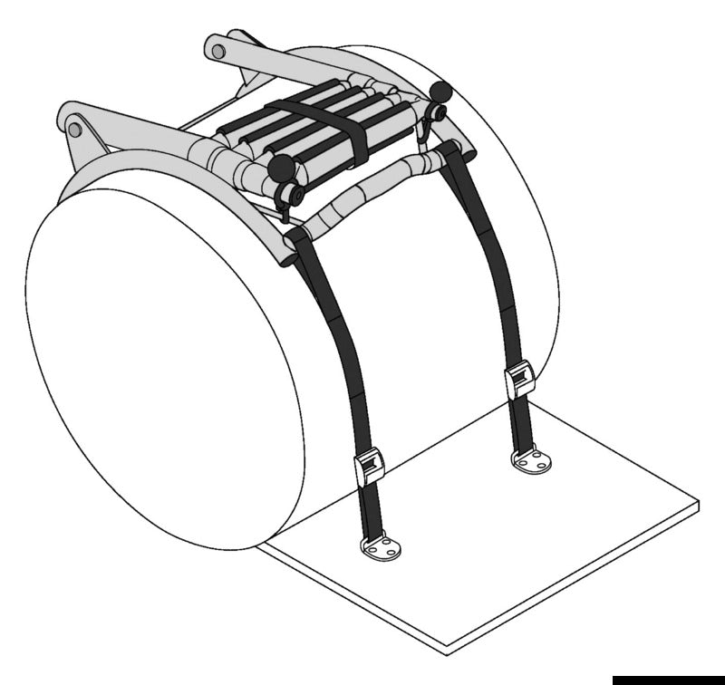 Scaletta Tube a sgancio rapido per gommoni COD 49.557.04