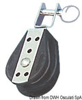 Bozzello sfere 1 puleggia girevole U 6x22