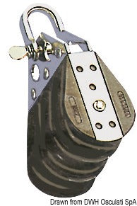 Bozzello sfere 3 pulegge grillo 6x22 COD 55.032.xx