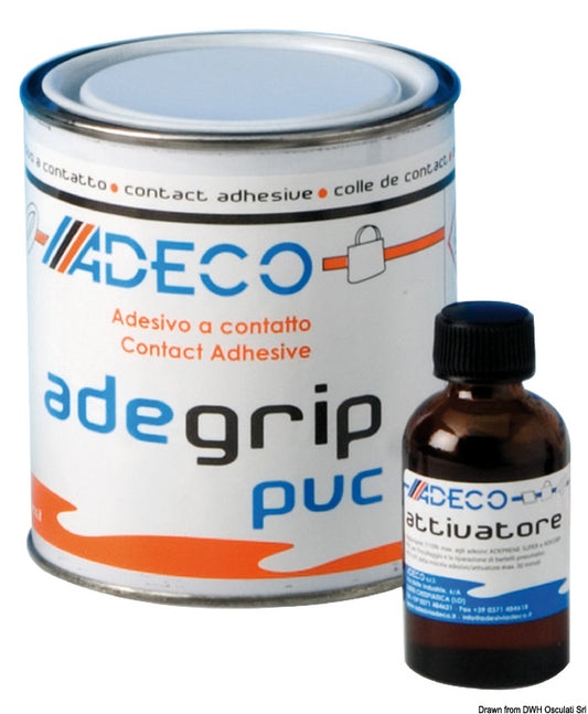 Collante per PVC 500 g + attivatore 30 ml ADEGRIP