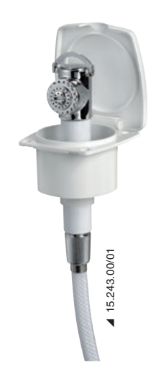 Box doccia Classic Evo a parete con doccia a pulsante Mizar COD 15.243.00