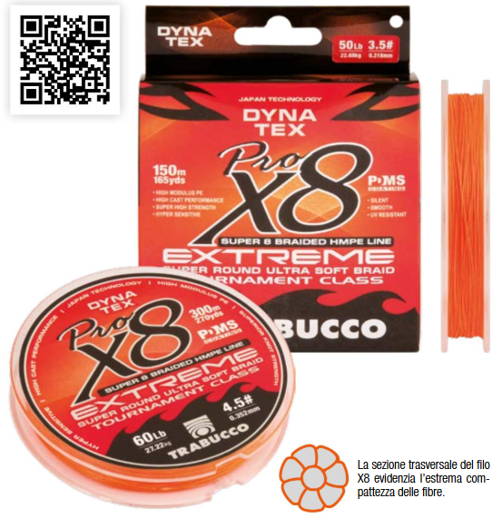 DYNA TEX PRO X8 EXTREME 150 Mt. e  300Mt