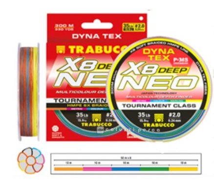 DYNA TEX NEO X8 DEEP MULTICOLOR 300Mt.