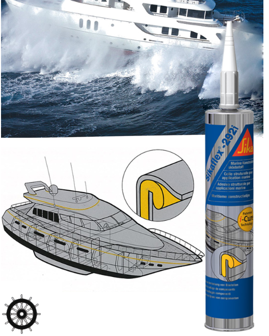 SIKAFLEX® - 292i L'ADESIVO PER LA NAUTICA BIANCO