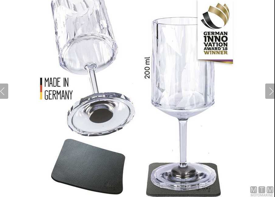 Set 2 Calici Magnetici da Vino in Plastica COD 5802640