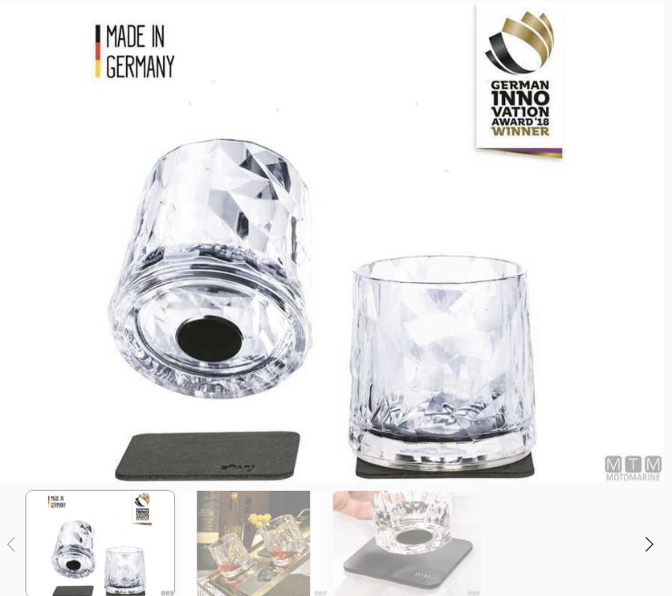 Set 2 Bicchieri Magnetici da Whisky in Plastica COD 5802644